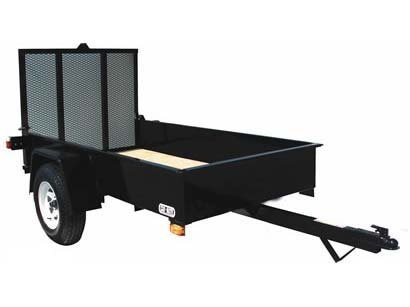 5' X 10' Car Mate SST Trailer w/Mesh Gate