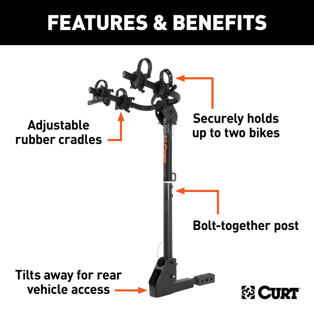 Curt bike on sale rack 18030