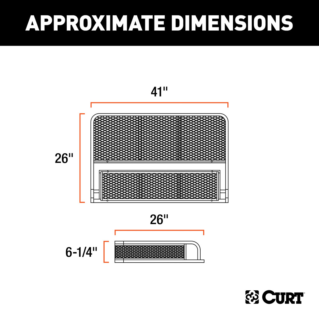 CURT Universal ATV Cargo Carrier (41" x 26") #18101