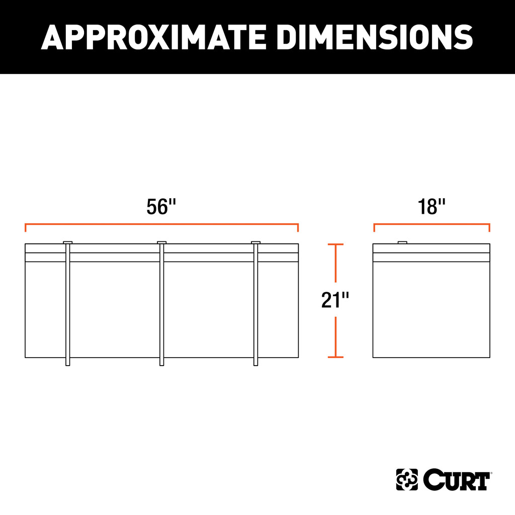 CURT 56" x 18" x 21" Cargo Bag #18210