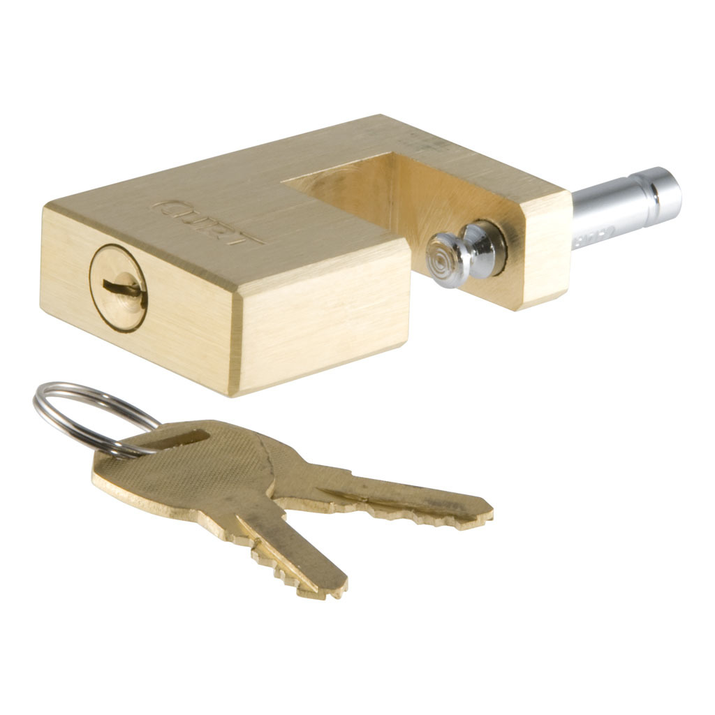 Master Lock Solid Brass Coupler Latch Lock with 3/4 In. (19-mm