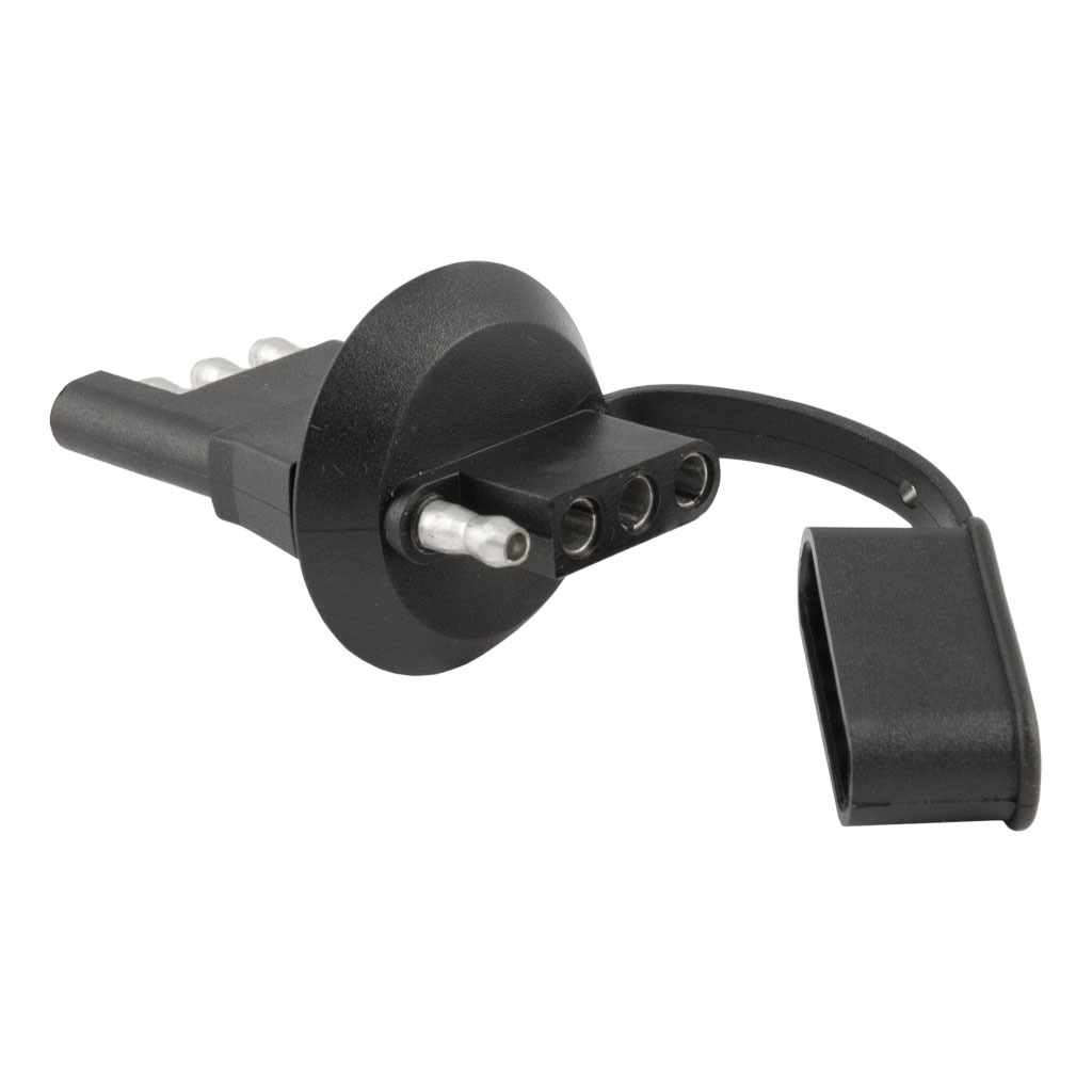 CURT 4-Way Flat License Plate Light Plug Adapter #57404