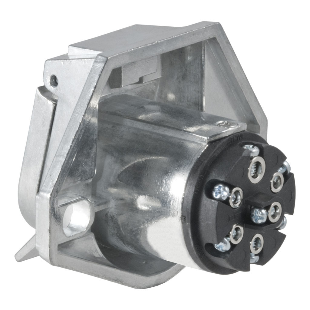 CURT 7-Way Round Connector Socket #58170