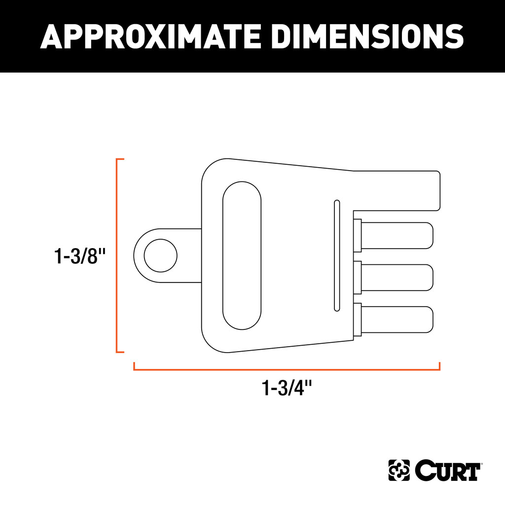 CURT 4-Way Flat Connector Tester #58260