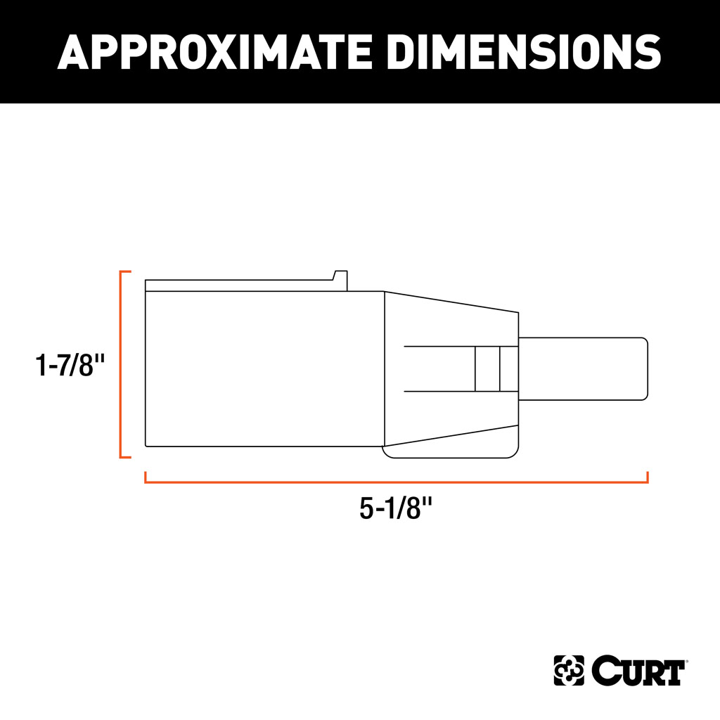 CURT 7-Way RV Blade Connector Tester #58270