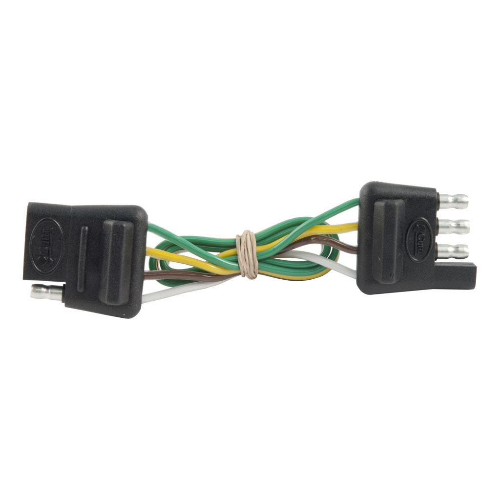 CURT 4-Way Flat Connector Plug & Socket #58380