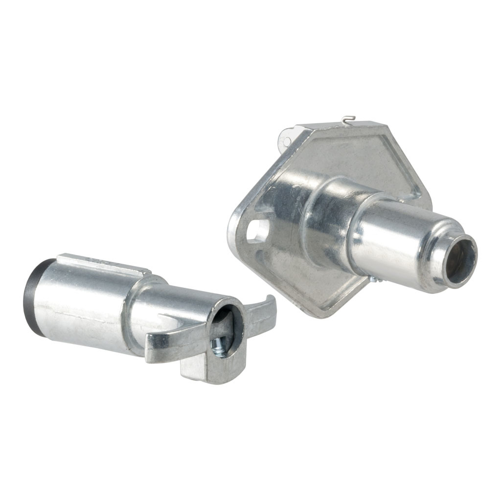 CURT 4-Way Round Connector Plug & Socket #58671