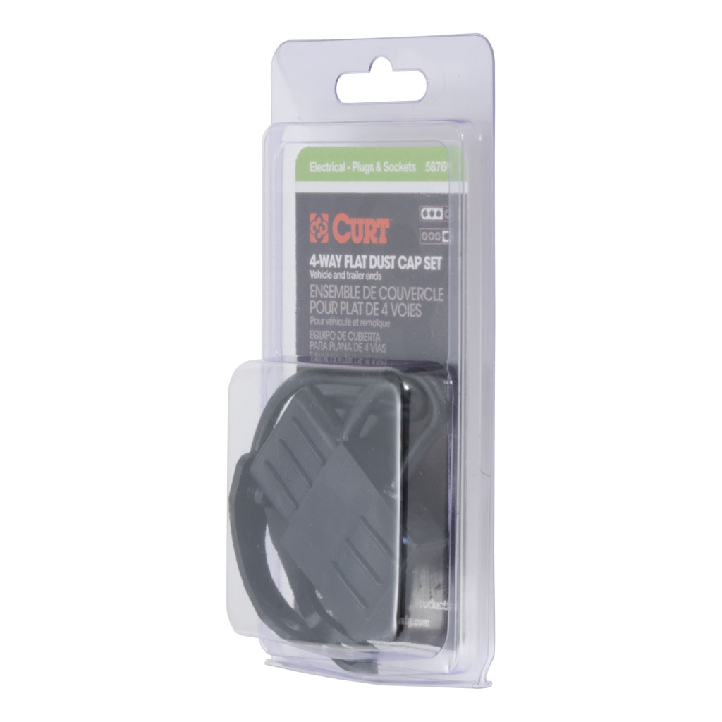 CURT 4-Way Flat Connector Dust Cover Set #58761