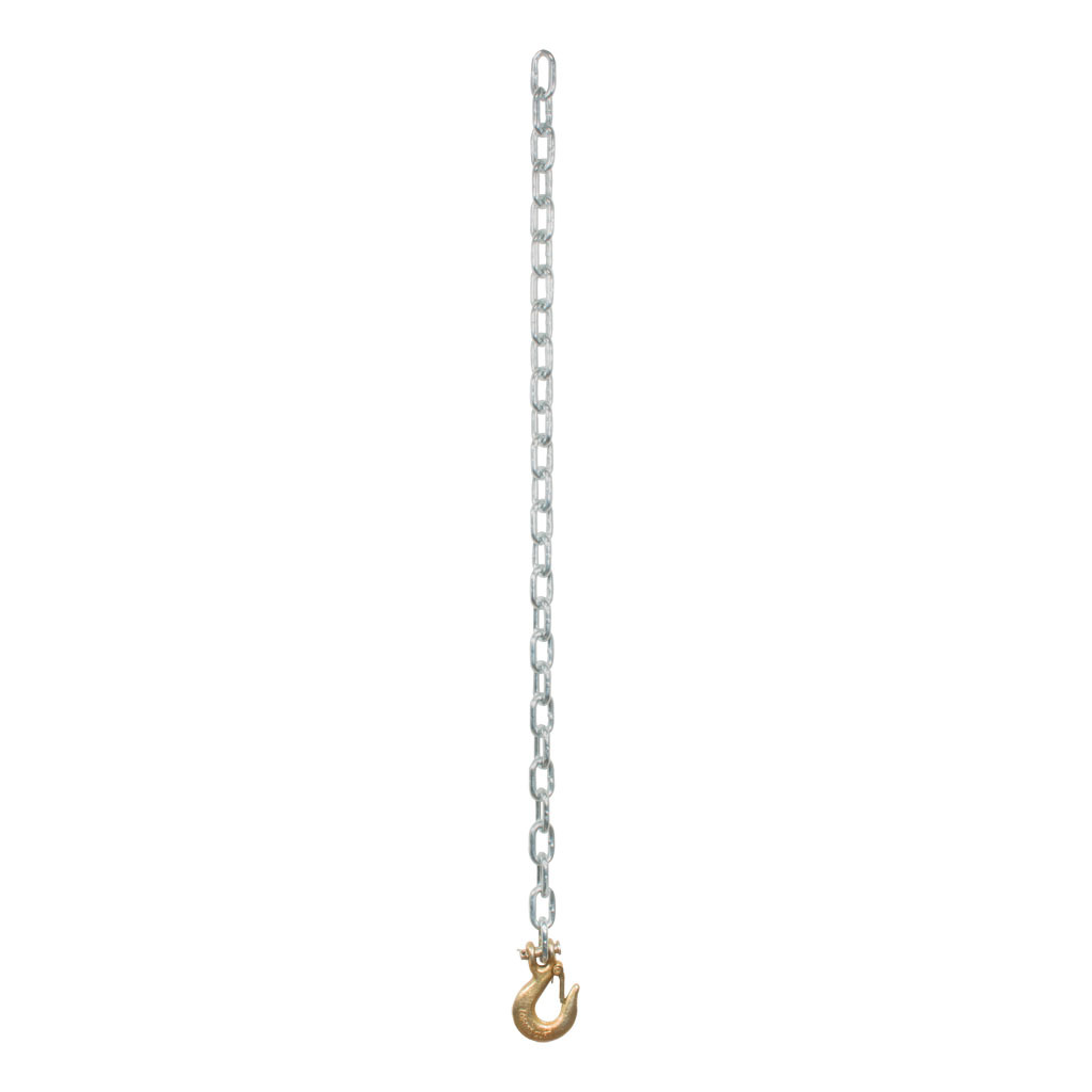 Haul Master 1/4 x 4FT Trailer Safety Chain W/ S-Hooks 2600 LB