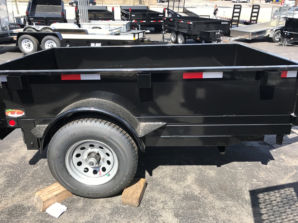 Dump Trailer 5'x8' BLACK Griffin 5K GVWR