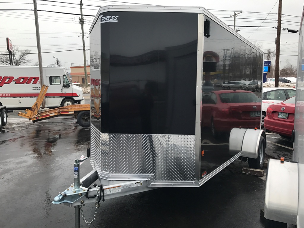 Enclosed Cargo Trailer 6'x12' BLACK RAMP High Country Aluminum