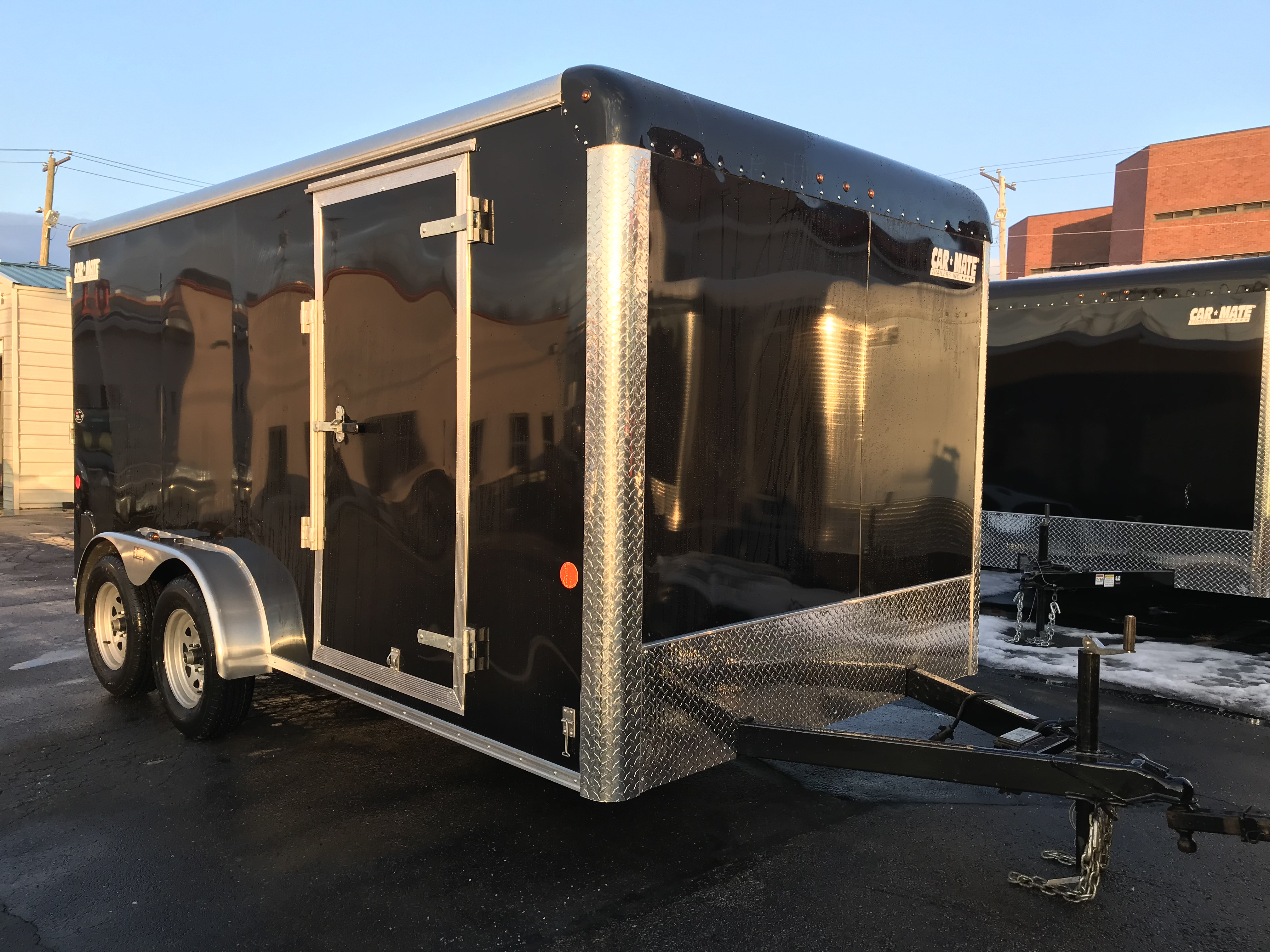 Enclosed Cargo Trailer 7'x14' RAMP Car Mate