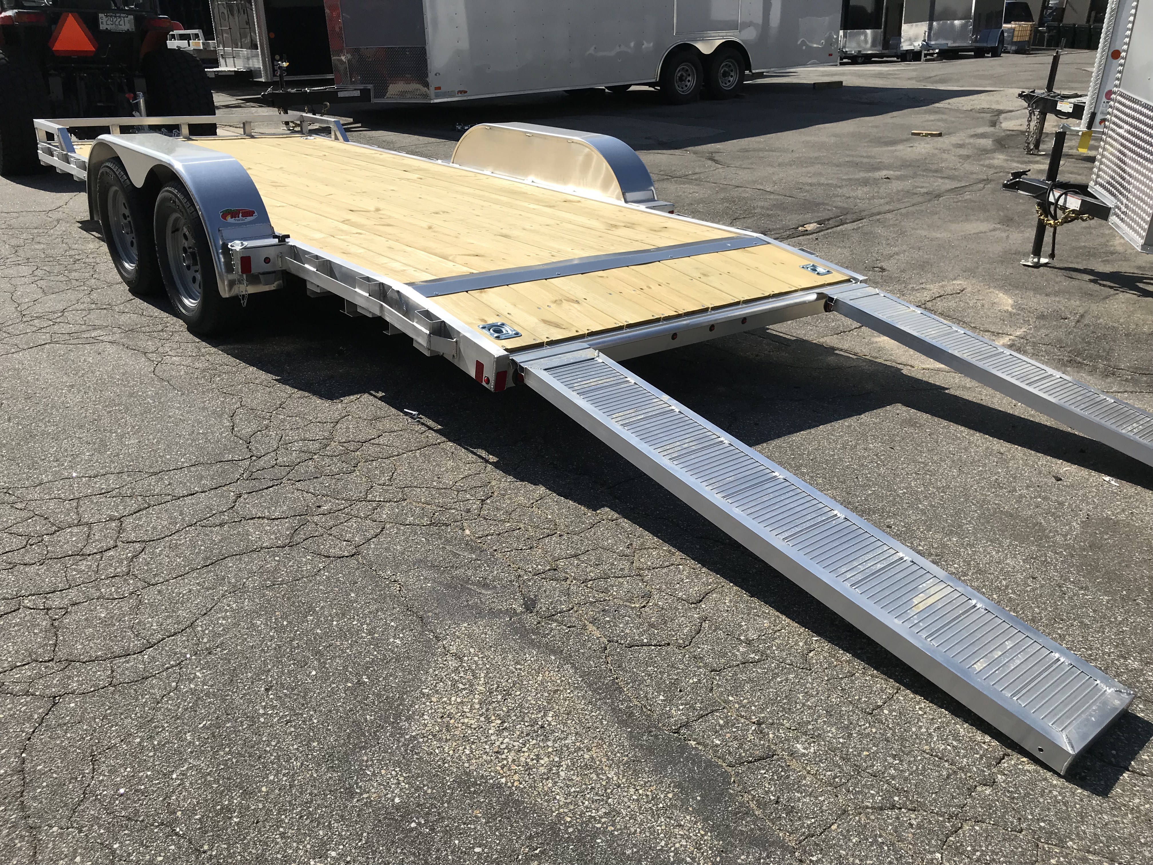 80″x18′ High Country Aluminum Open Car Hauler Trailer w ...