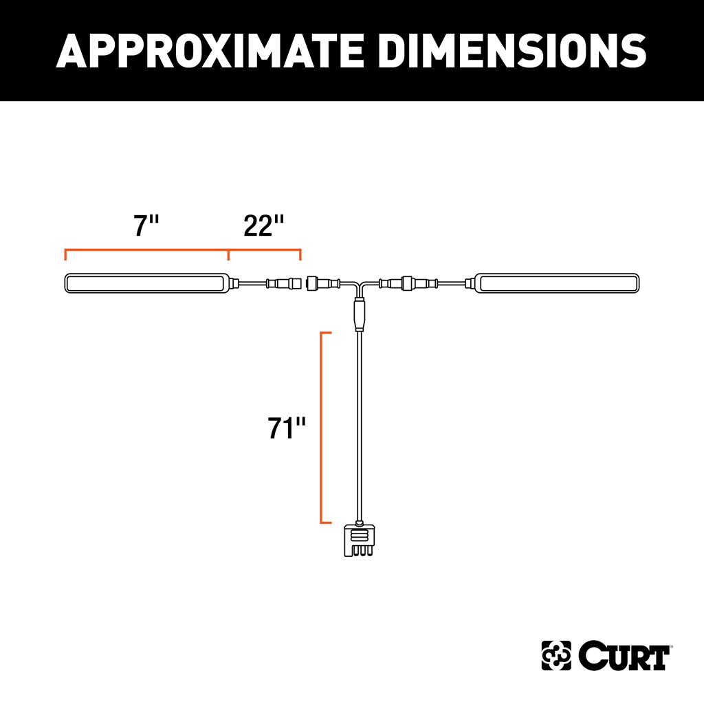 CURT Auxiliary LED Indicator Lights #53201