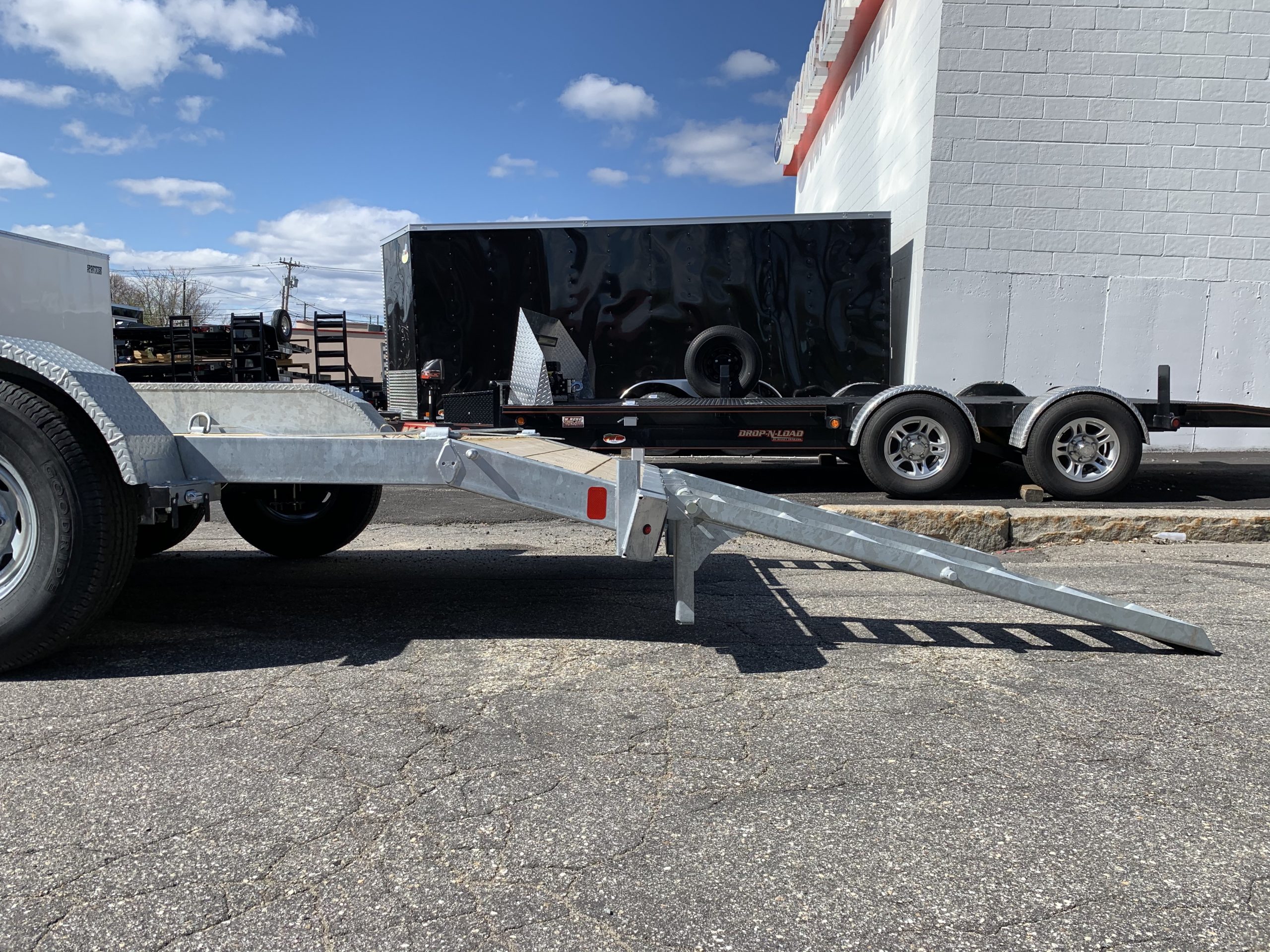 Equipment Trailer 79"x18' GALVANIZED K-Trail 14k GVWR BEAVER