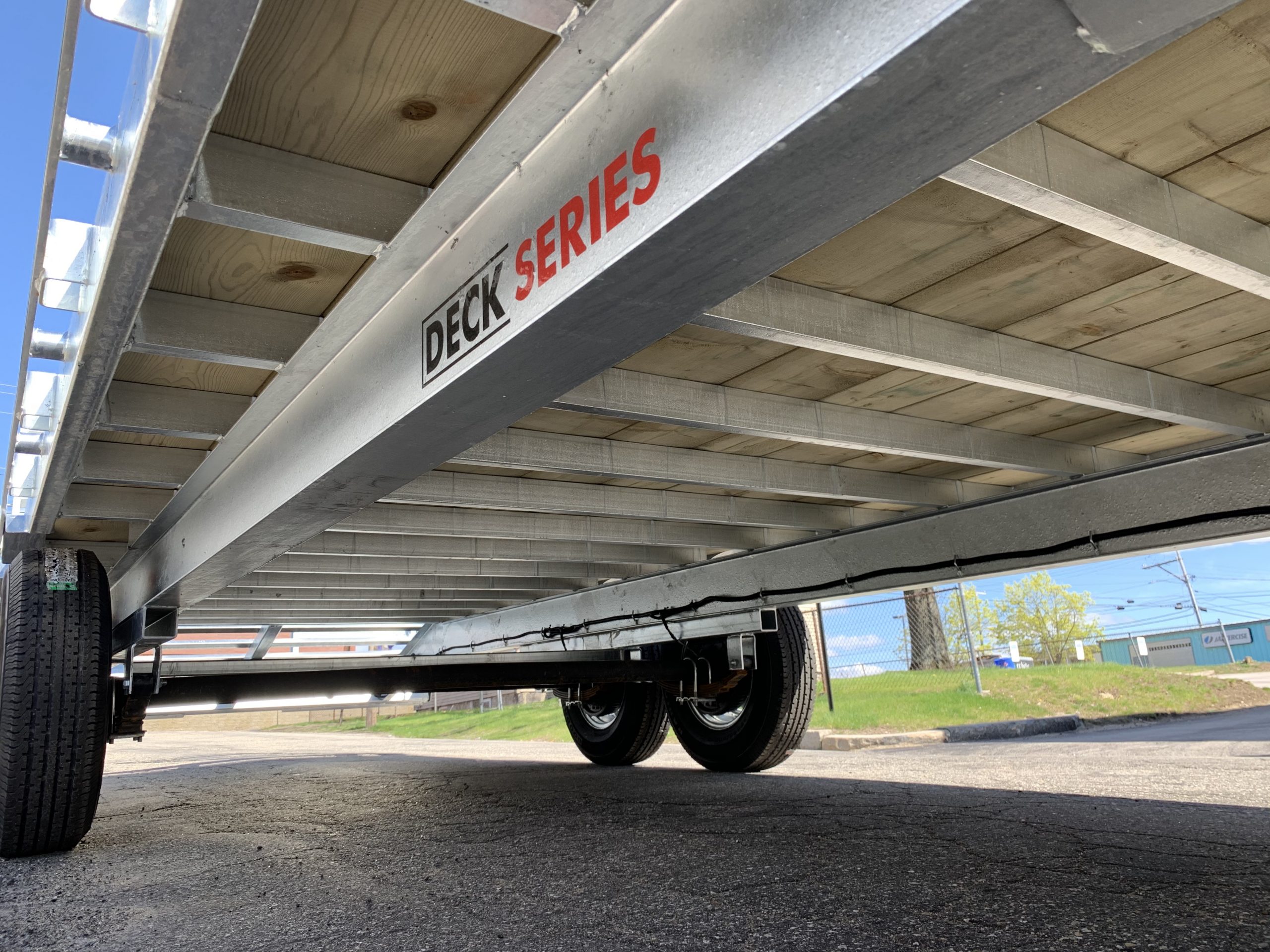 K-Trail 101"x23' Galvanized Deckover Equipment Trailer 14k