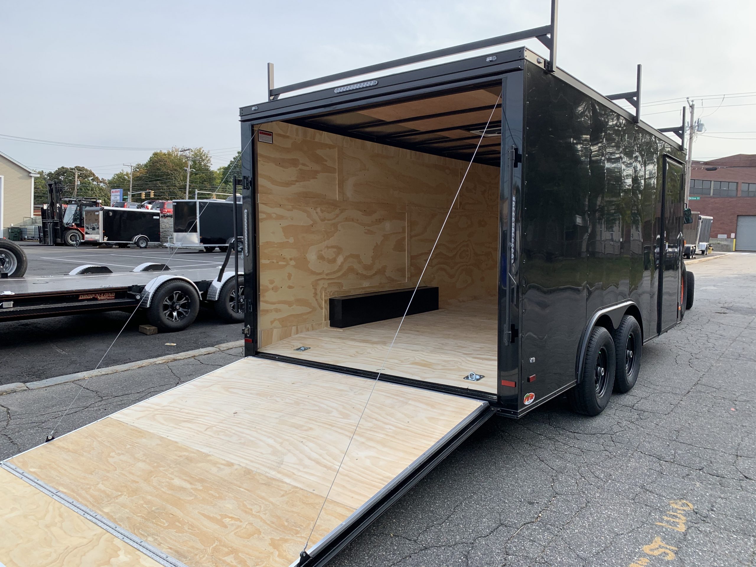 Car shop trailer rack