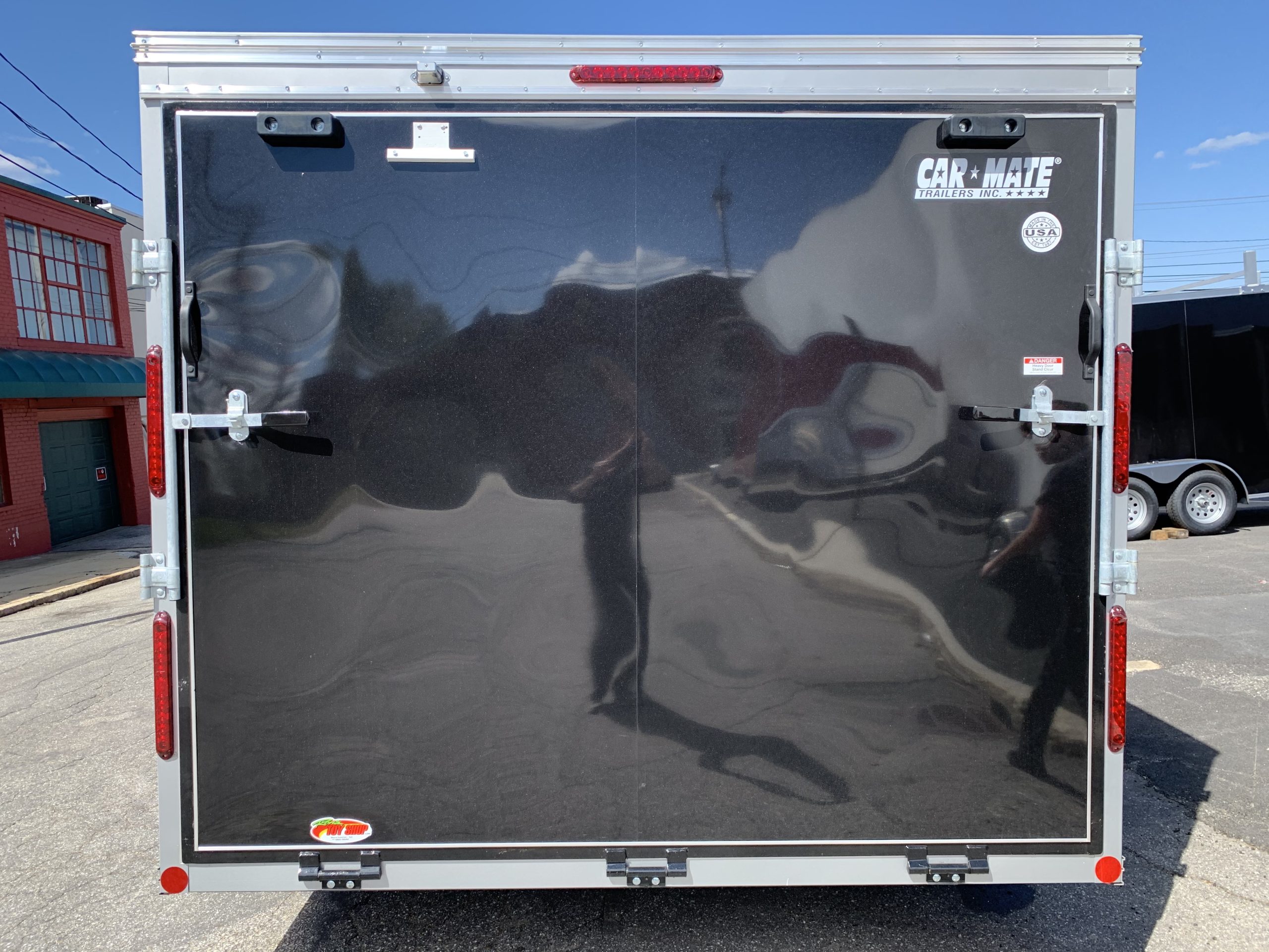 Enclosed Car Hauler Trailer 8.5'x20' BLACK Car Mate Custom