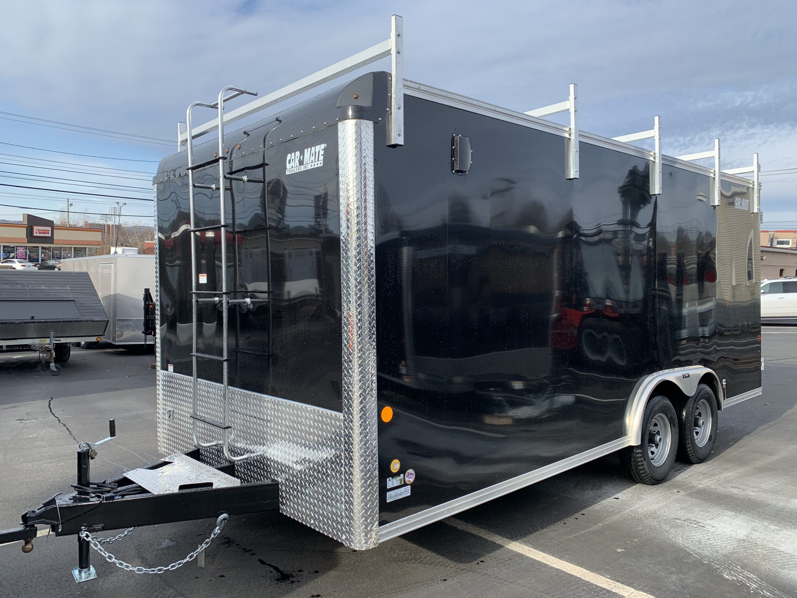 Enclosed Contractor Trailer 8'x18' BLACK BARN CarMate Trailers 9990 Gvwr