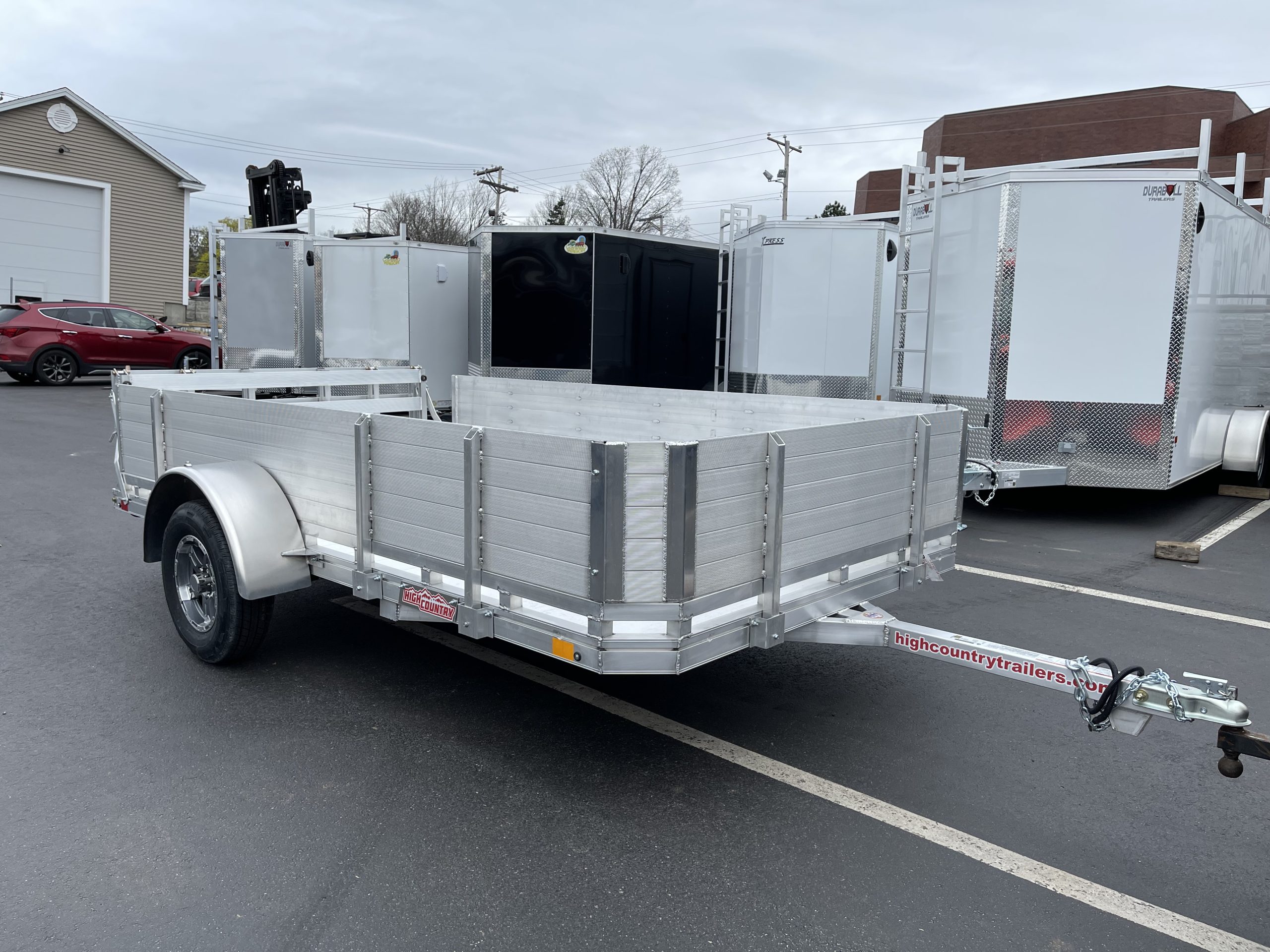 HIGH COUNTRY 6.5 X 12 SINGLE AXLE ALUMINUM UTILITY TRAILER