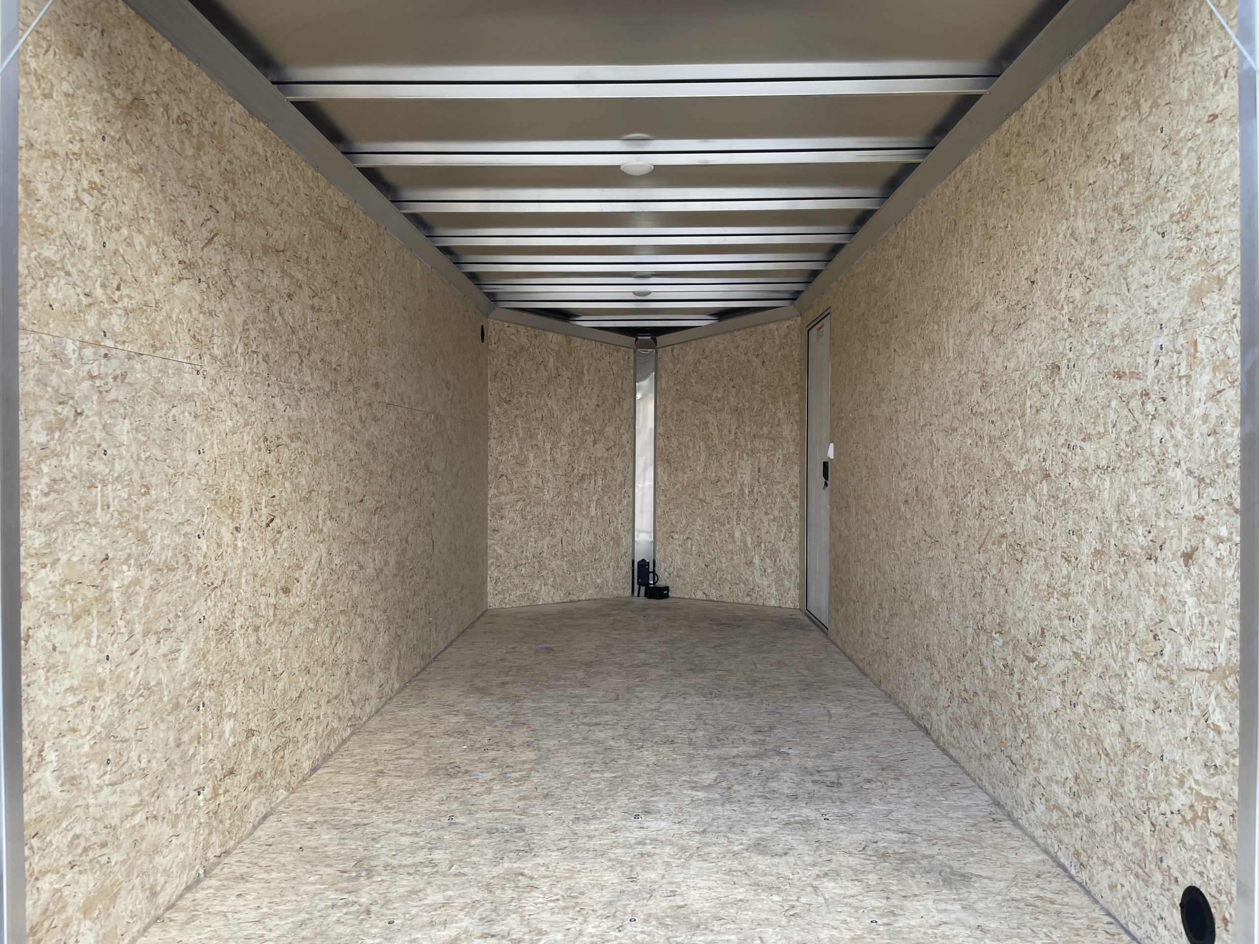 Enclosed Cargo Trailer 7'x14' White RAMP High Country Aluminum