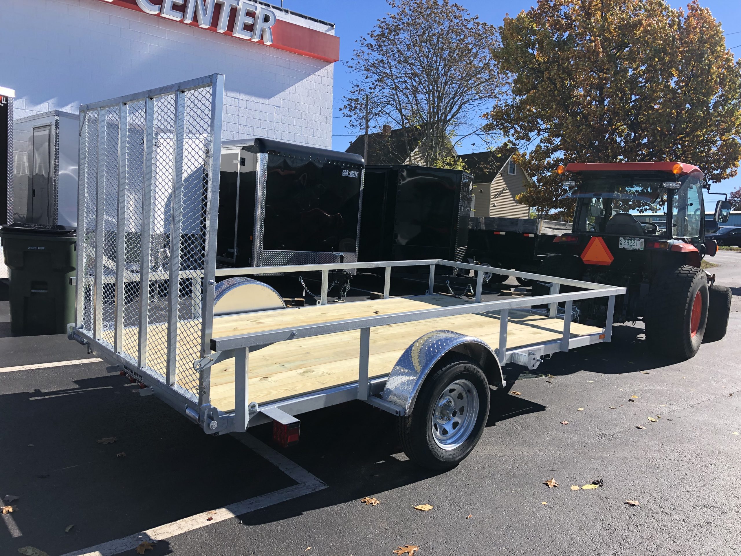 Load Rite 6.5x12 Galvanized Utility Trailer