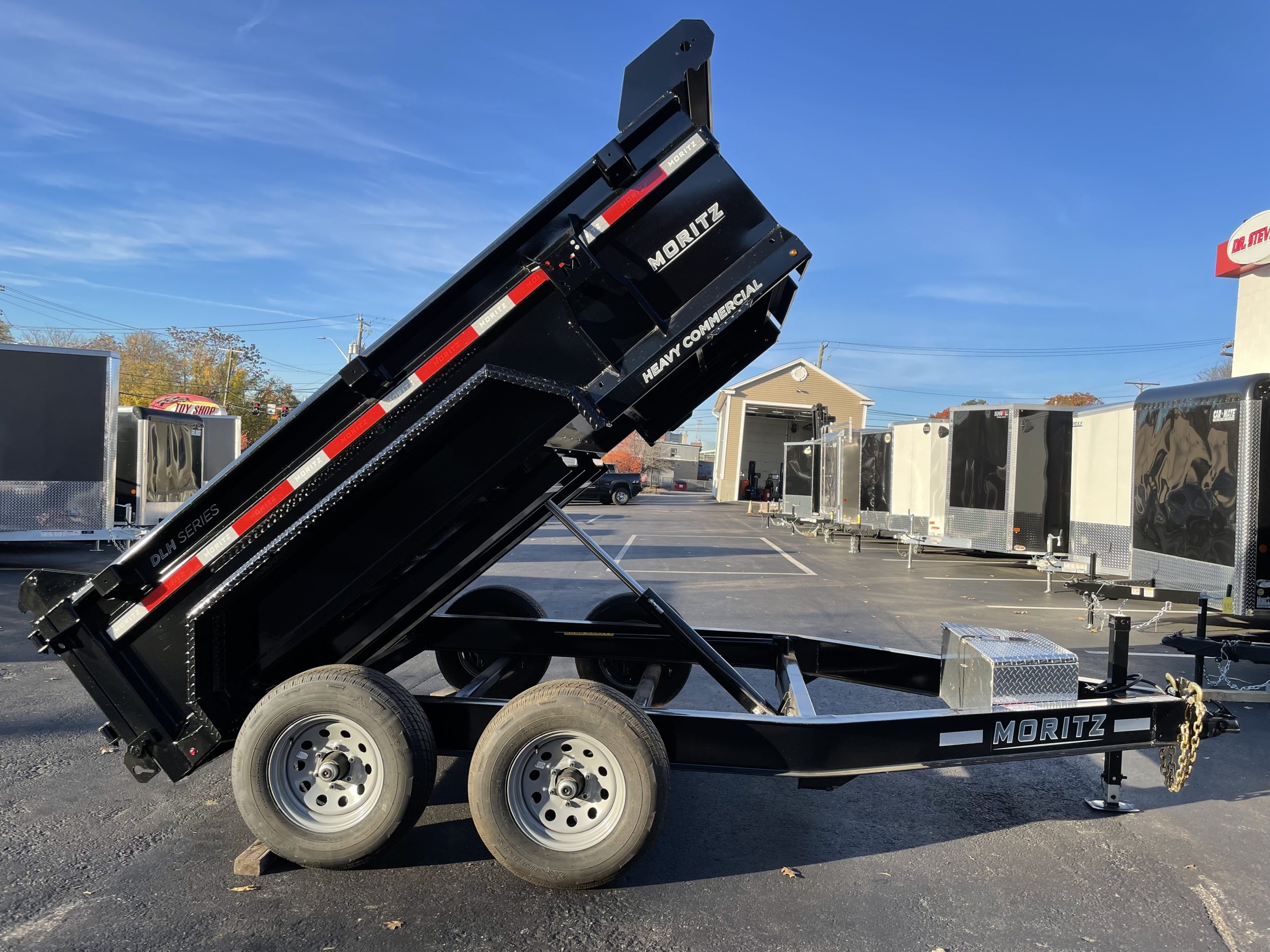 Moritz International DLBH610-10 Commercial Duty Dump Trailer 9950 GVWR