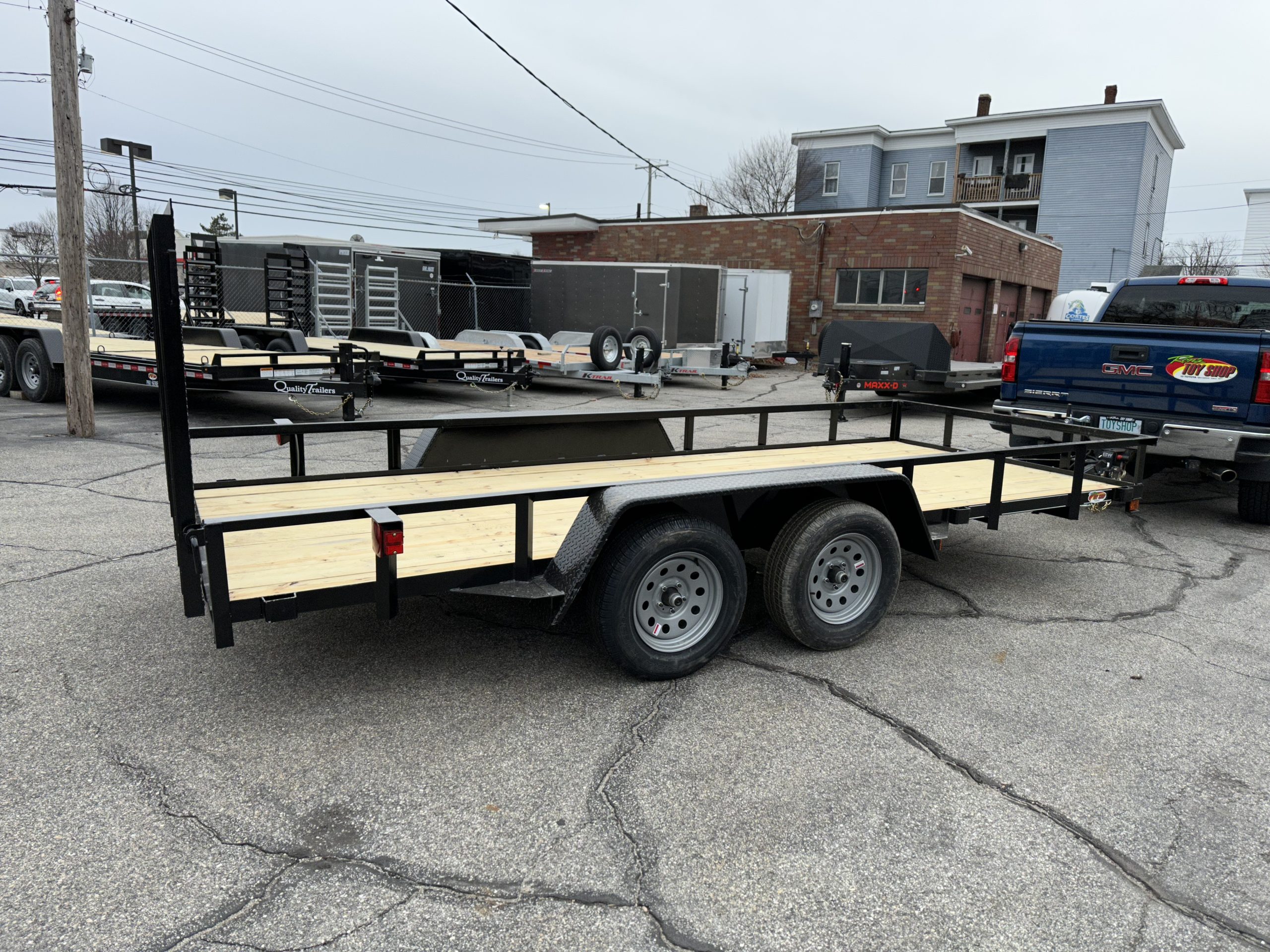 Quality Open Landscaping Trailer 7'x16' 7,000 Gvwr