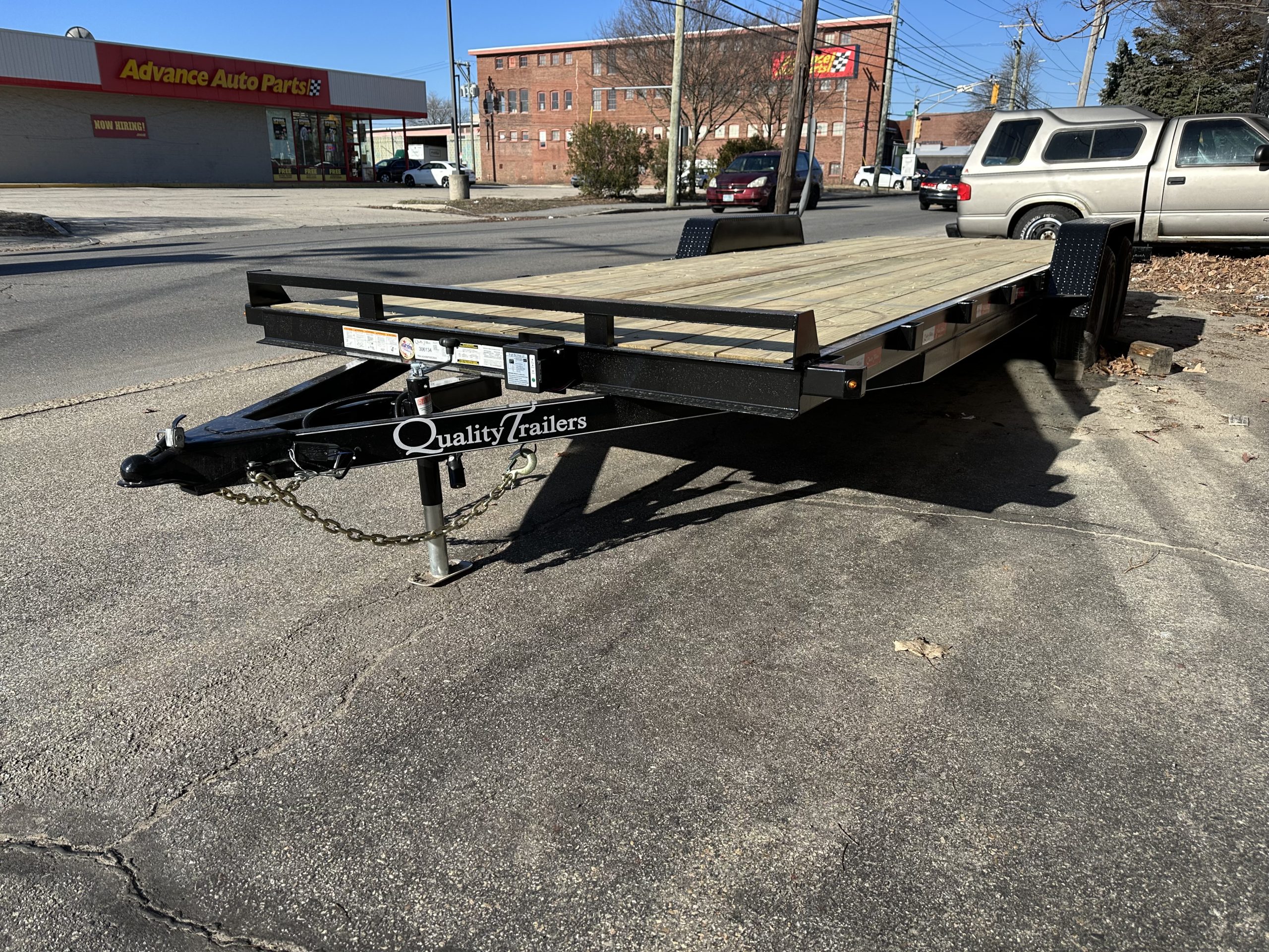 Quality Side by Side Open Trailer 7'x24' 8500 Gvwr