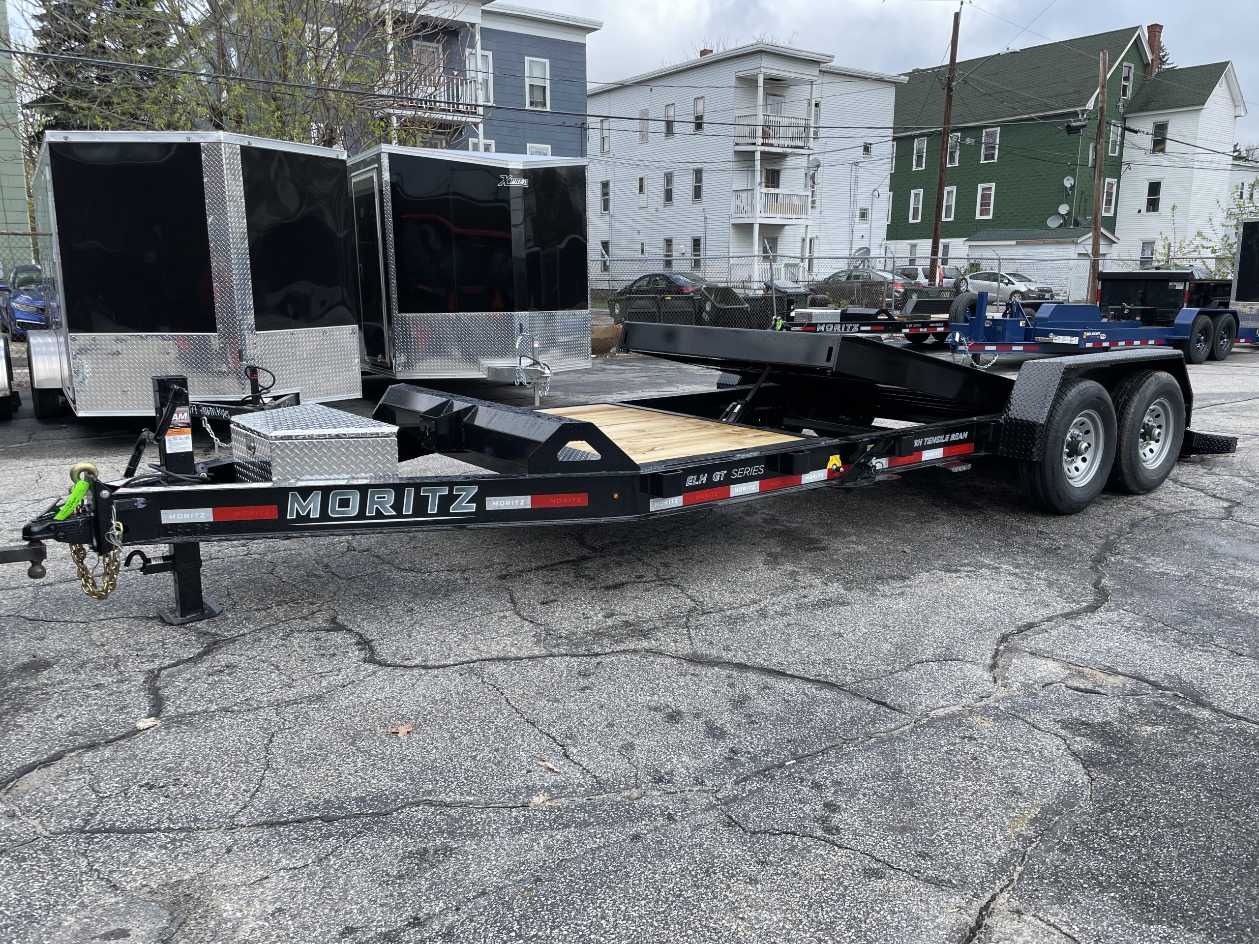 Gravity Equipment Tilt Trailer 81.5"x22' Moritz Black 16,000 GVWR