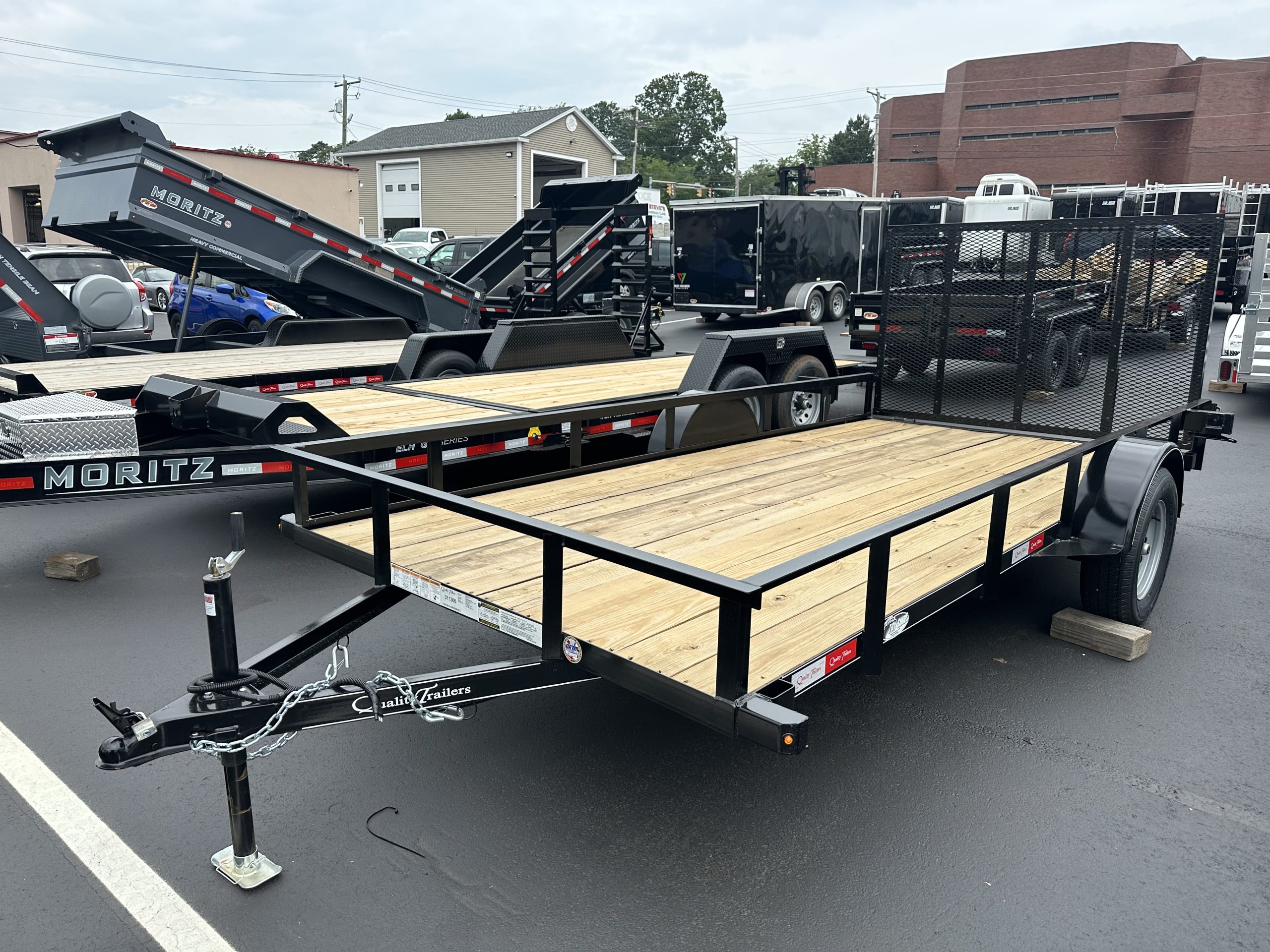 Quality Open Utility Trailer 6'x14' with Ramp
