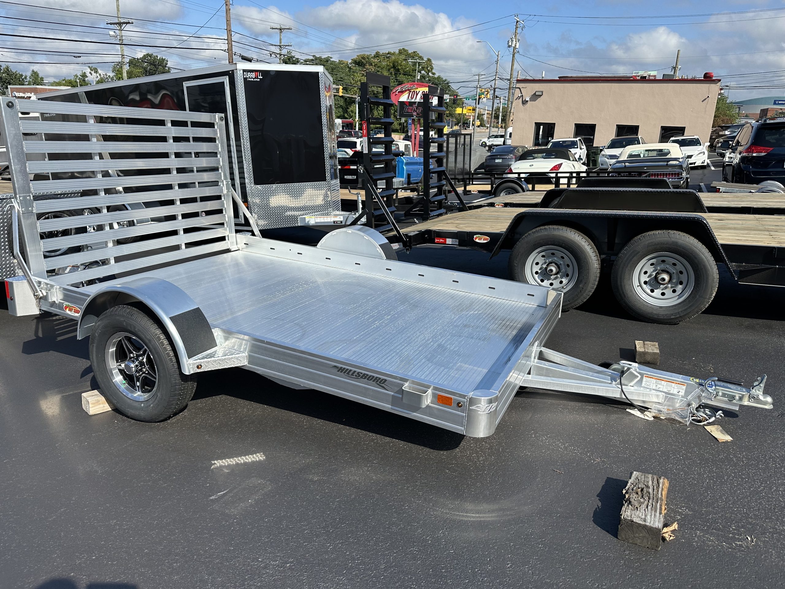 Hillsboro AU78X10AL Utility Trailer F/G 78"x10'