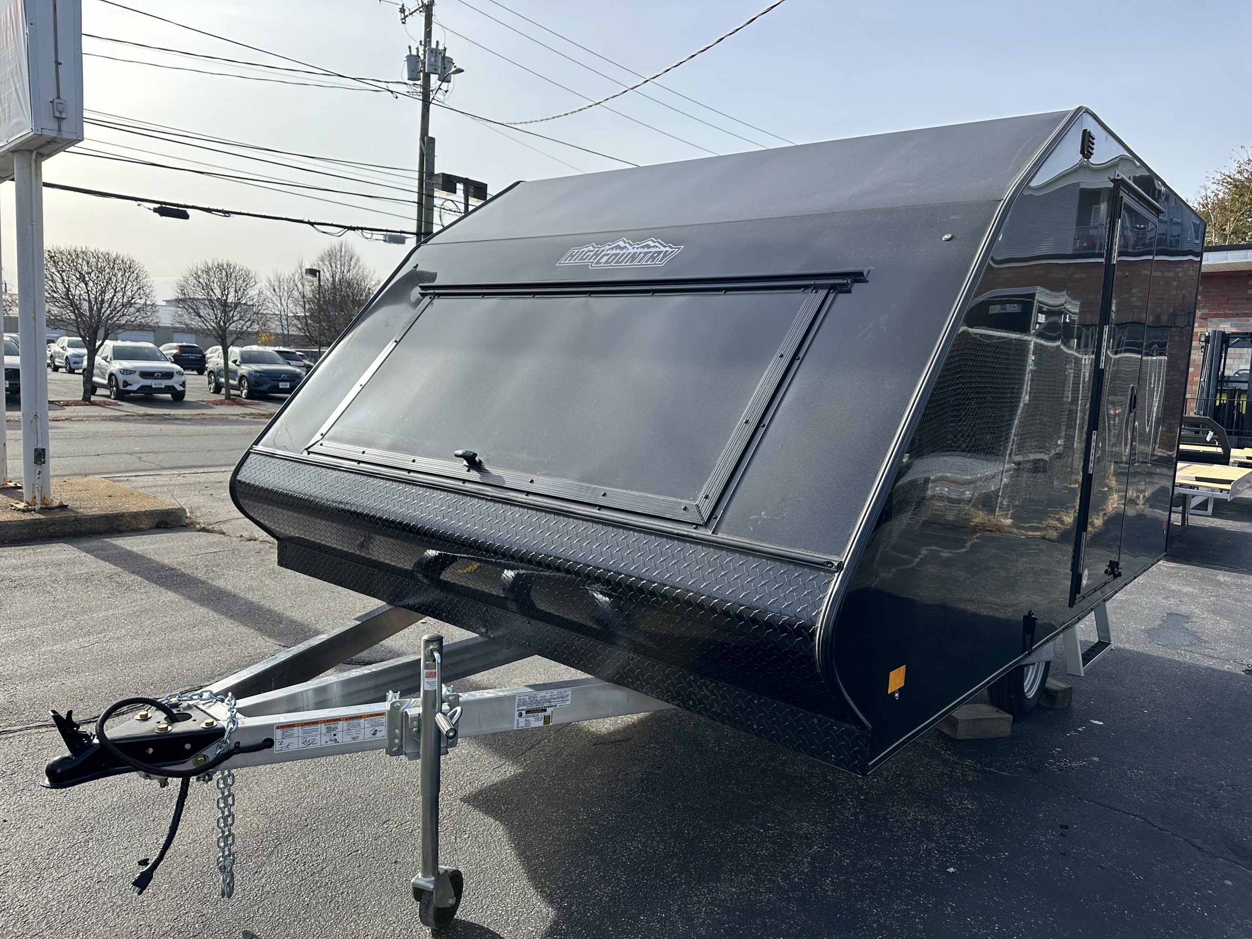 101"X12' Crossover High Country Snowmobile Trailer Black-Out