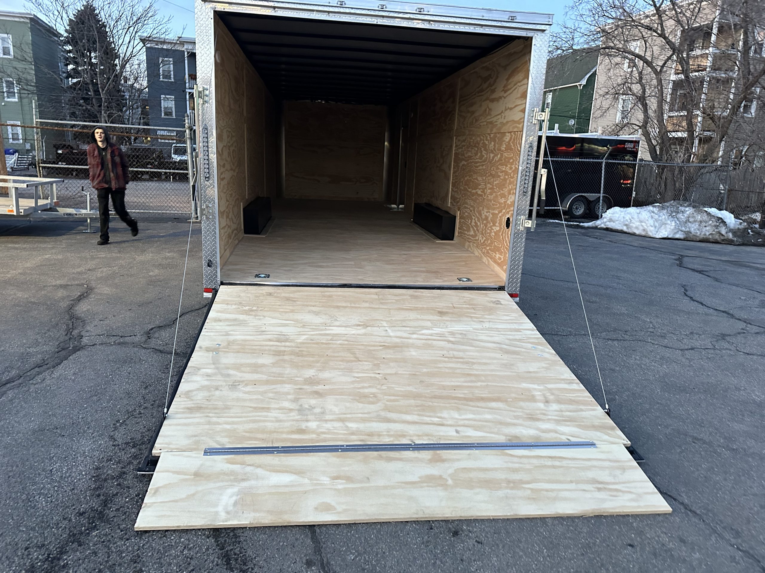 Best Enclosed Car Trailer 8.5'x24' 10k Ramp Door 6'6" Interior Height