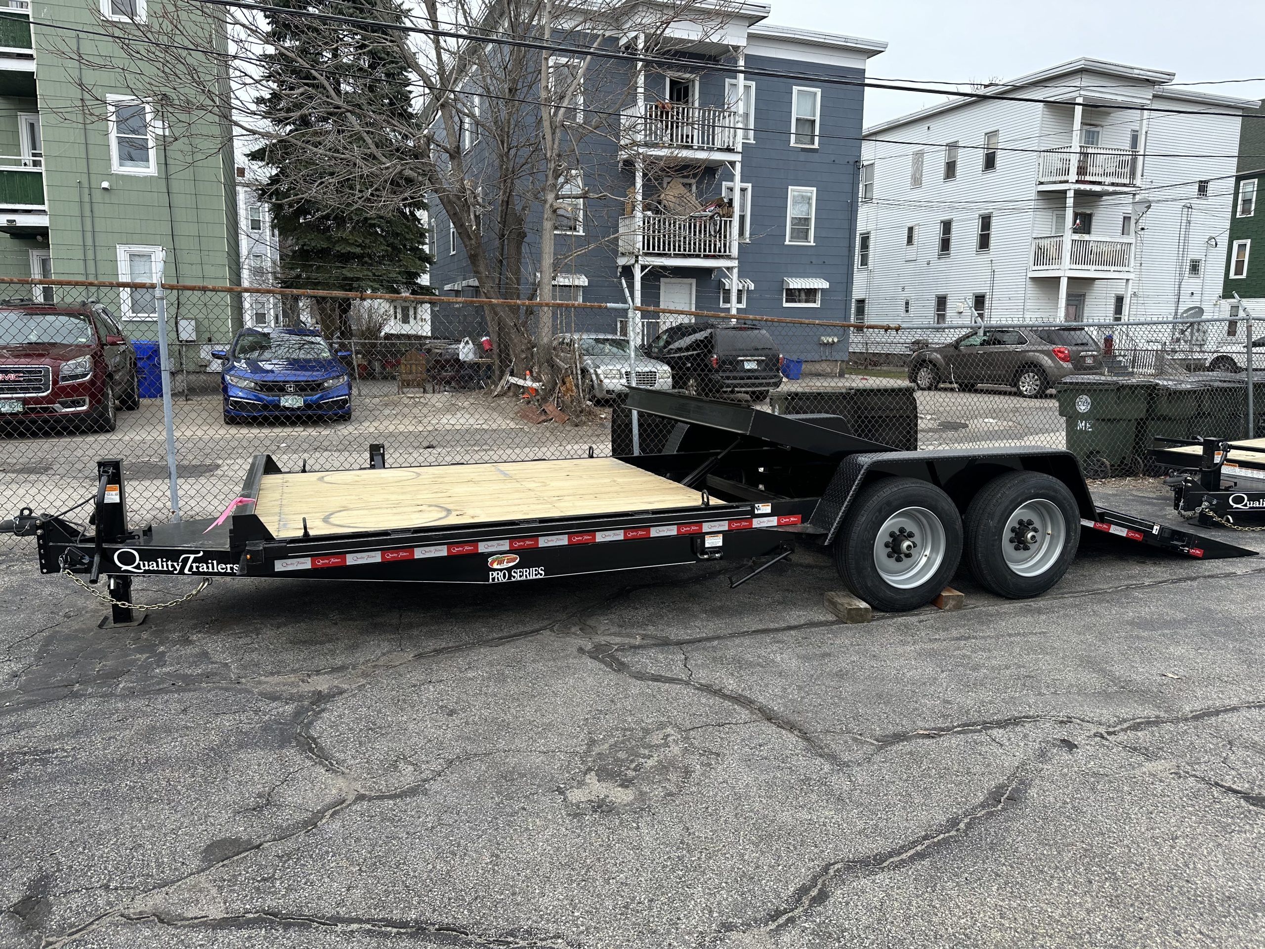 Quality Tilt Trailer 81"x22' 17k Black Equipment Trailer