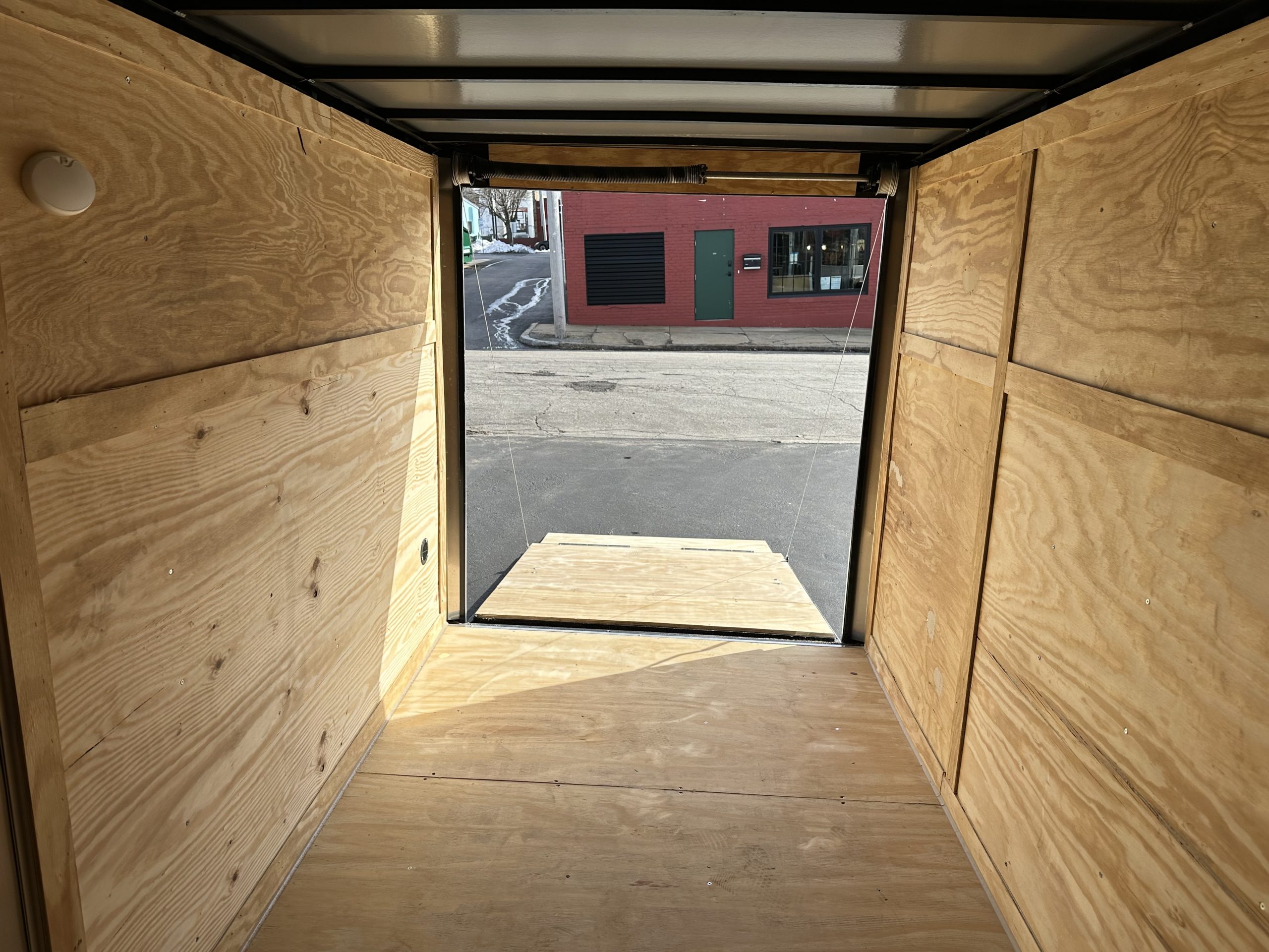 Panther Cargo Trailer 6'x12' Black RAMP Single Axle