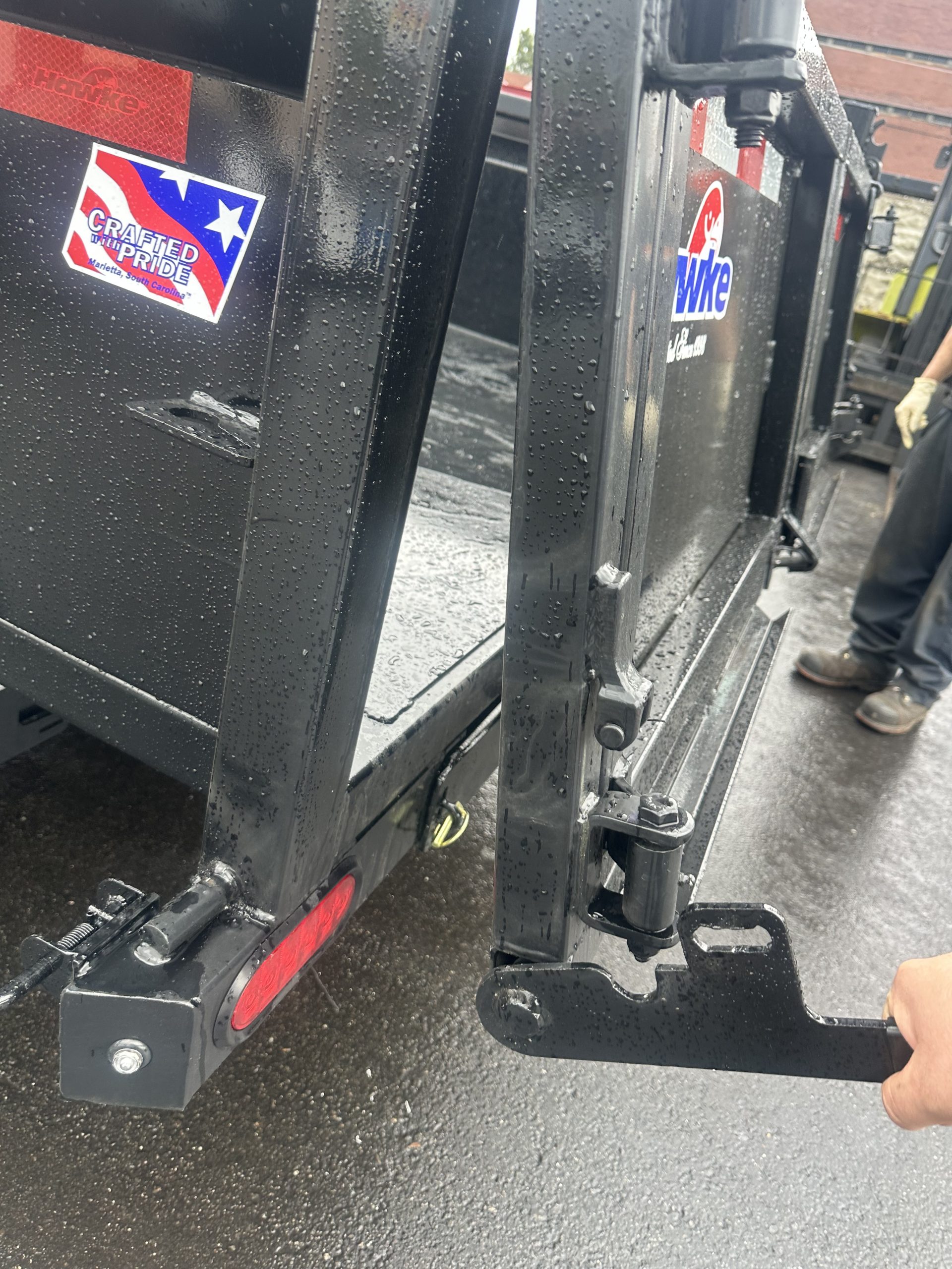Dump Trailer 7'x14' Black Hawke 14000 GVWR with Ramps