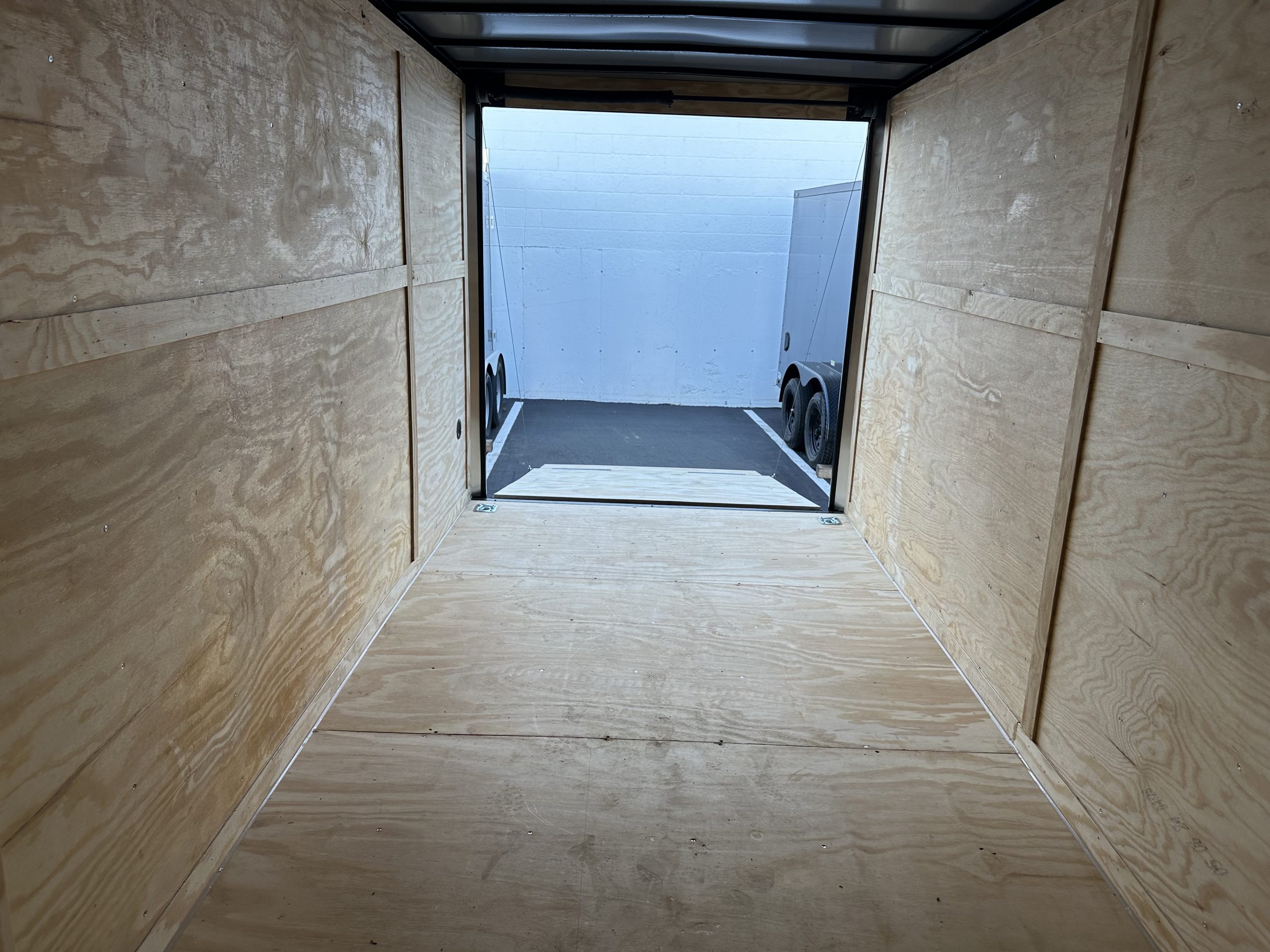 Best Enclosed Trailer 7'x16' Tan RAMP Dual Axle 7' Interior Height