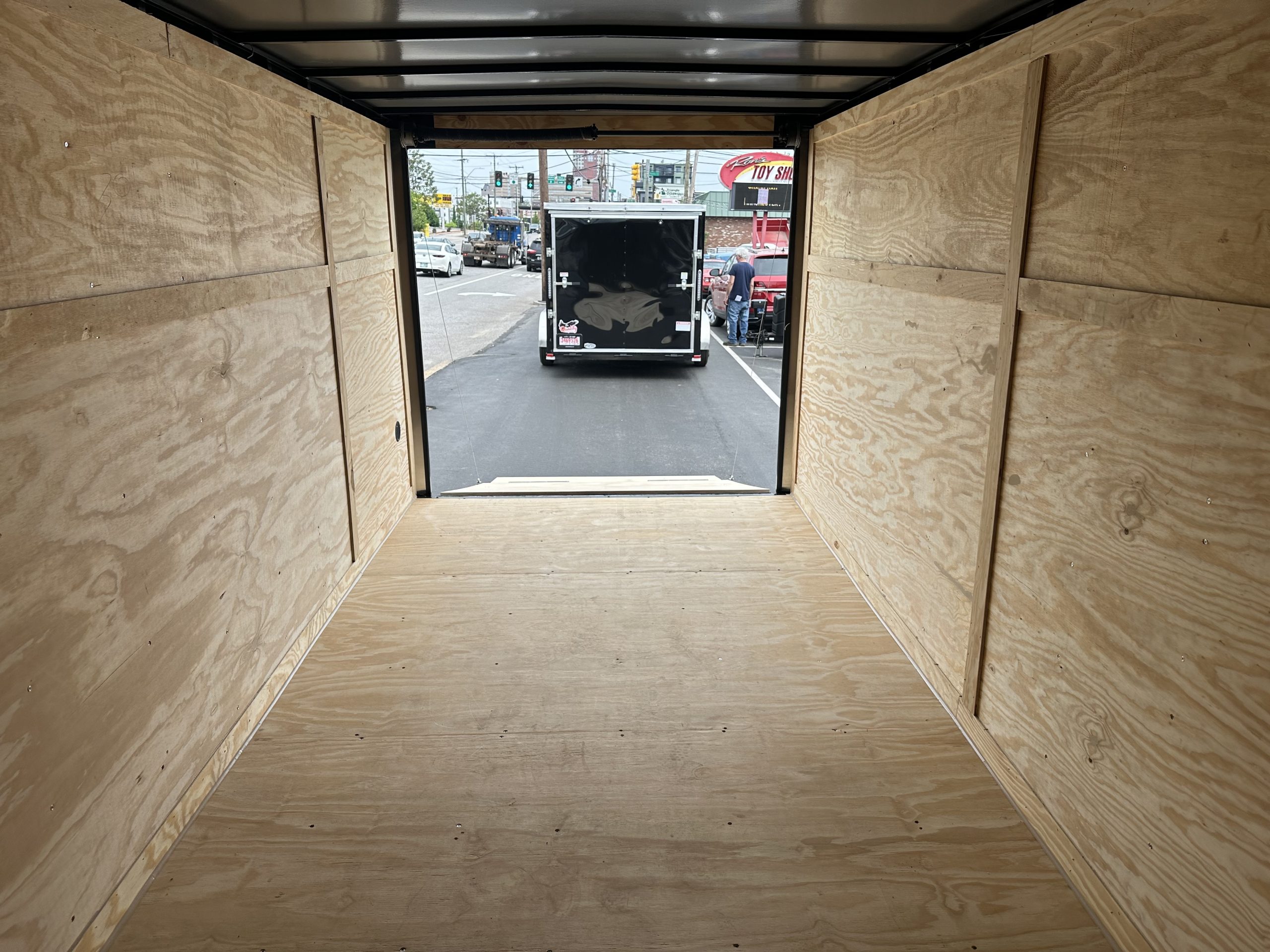 Best Enclosed Trailer 7'x16' Snake Skin RAMP Dual Axle