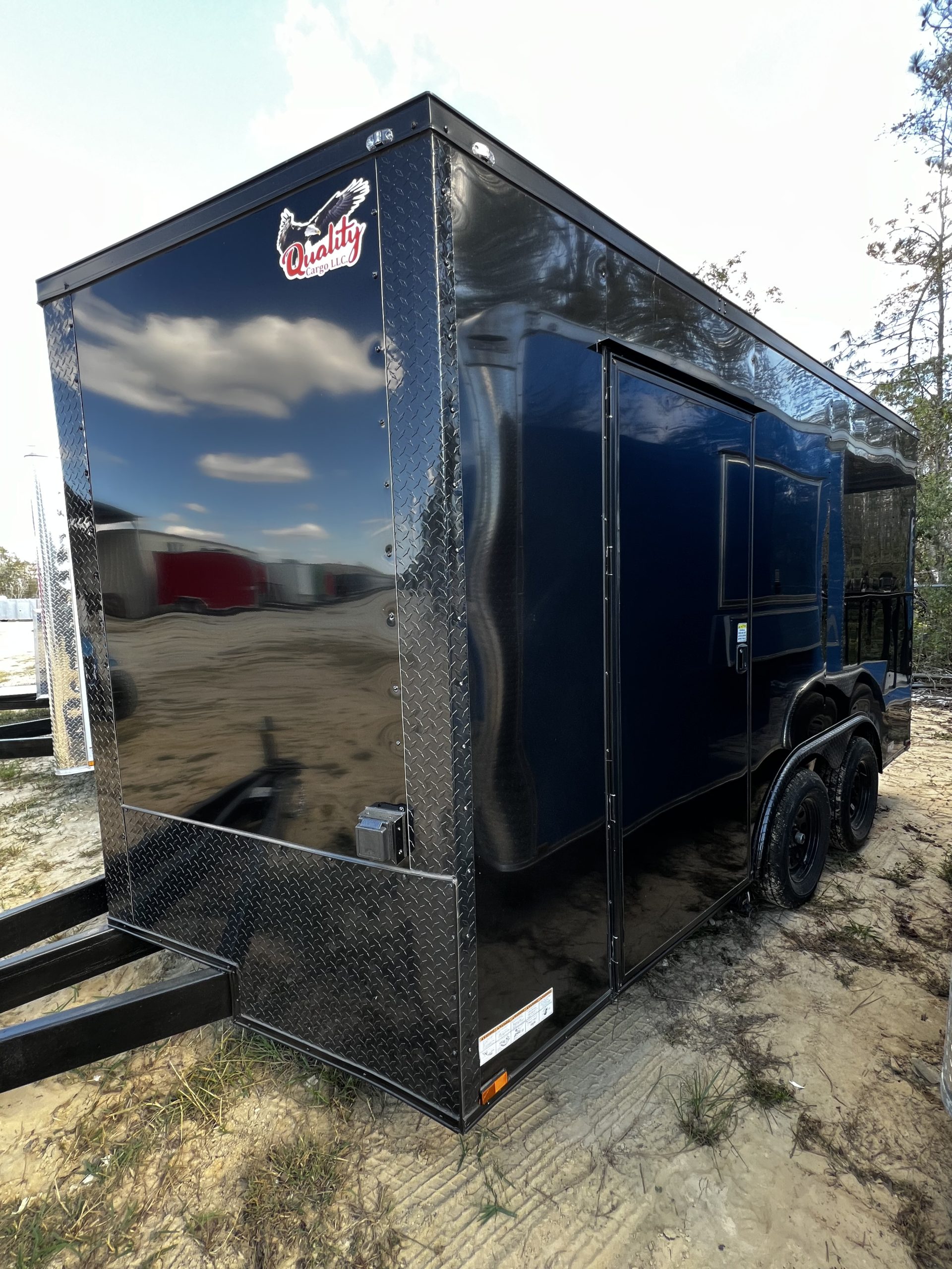 Panther Cargo Custom Coffee Trailer 8.5'x14' 6" Extra Height Blackout